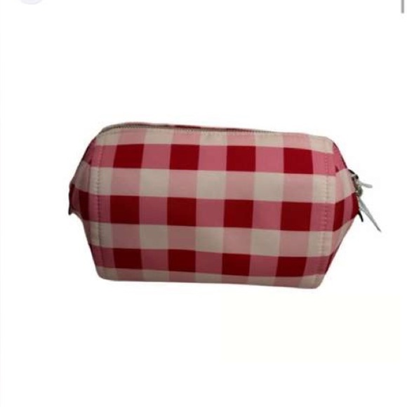 Kate Spade Red and White Gingham Pouch - Picture 3 of 3